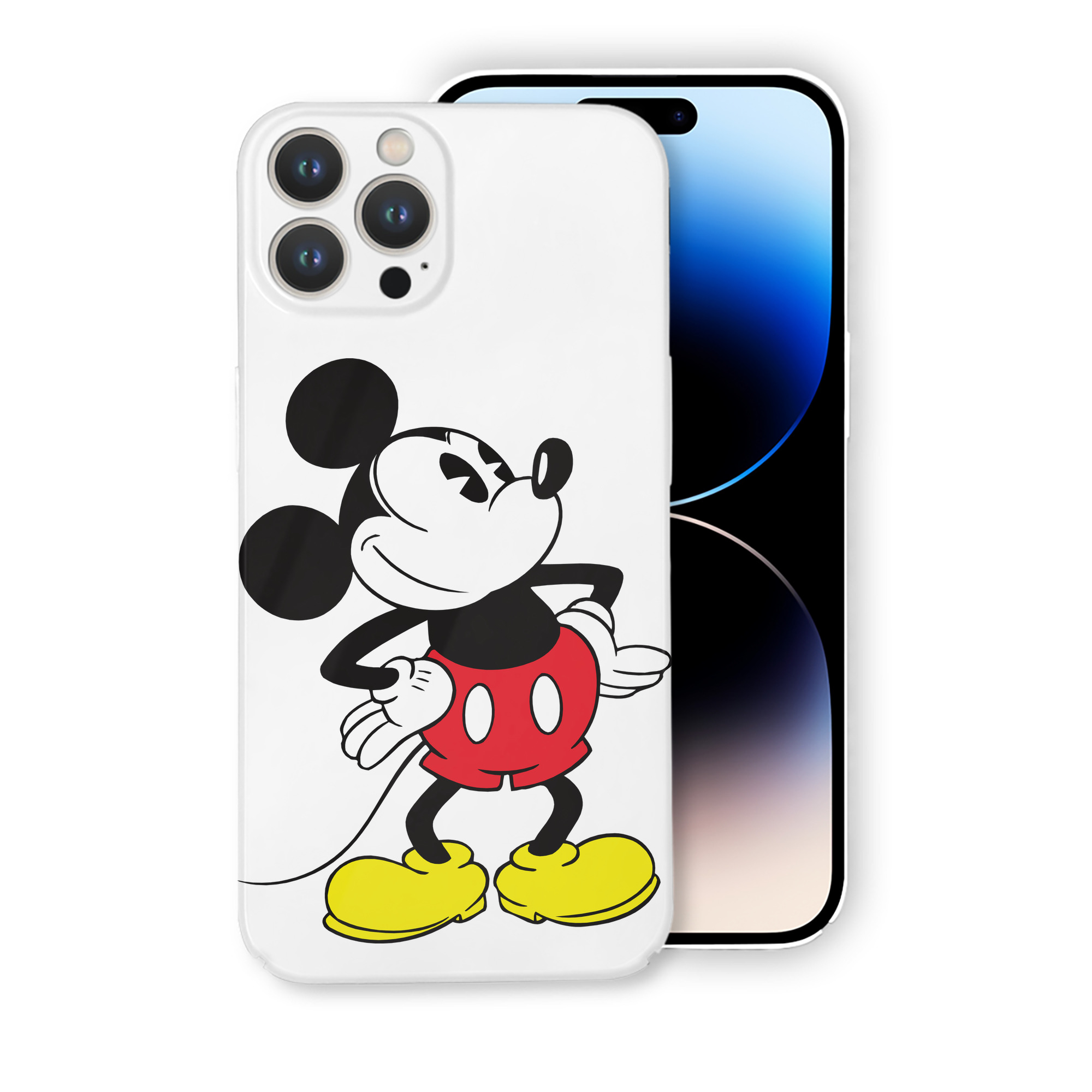 （画像用） ミッキーマウス Mickey Mouse 【iPhone 14シリーズ対応】ハードケース